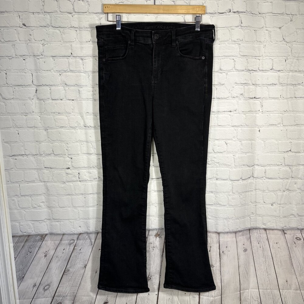 American Eagle Outfitters Women's Black Boot Cut Jeans